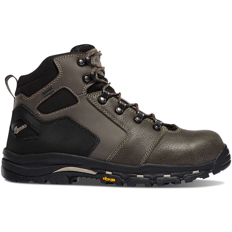 Black Men's Danner Vicious Work Boots | 61204-WHRT