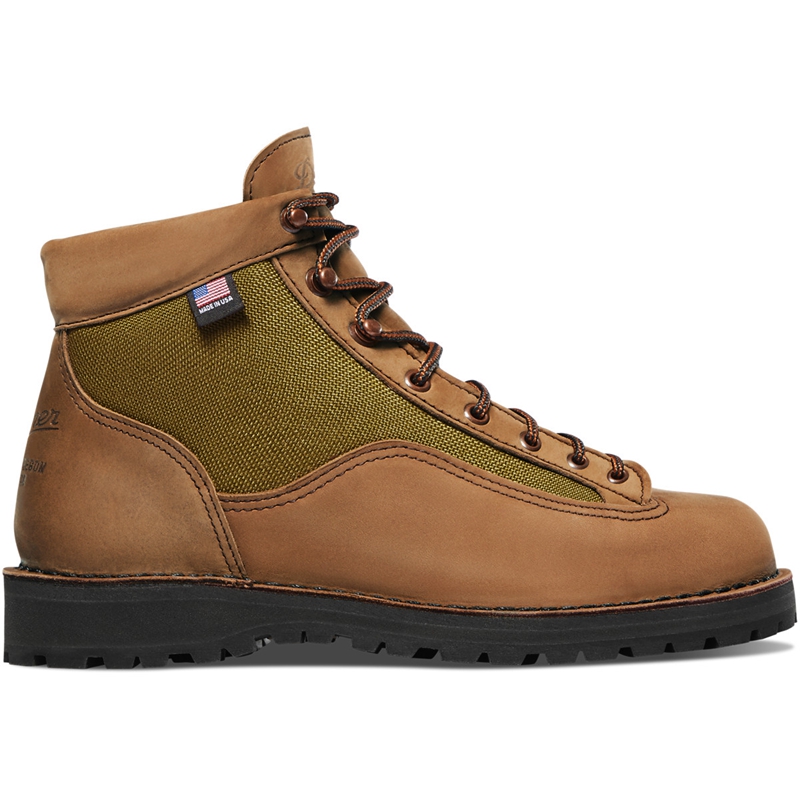 Brown Men's Danner Danner Light II Hiking Boots | 61592-BMXO