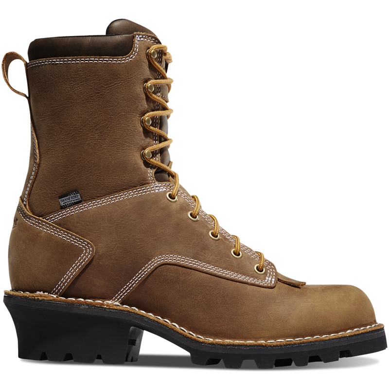 Brown Men's Danner Danner Logger Work Boots | 16928-JUDP