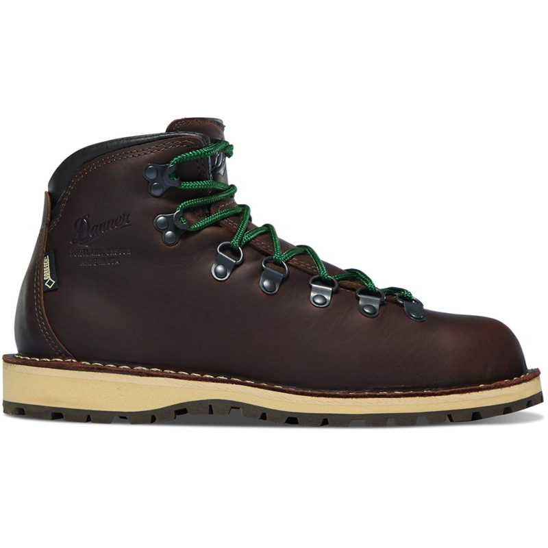 Brown Men's Danner Mountain Pass Hiking Boots | 49137-RADH