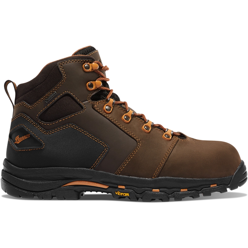 Brown Men's Danner Vicious Work Boots | 98203-EWPR