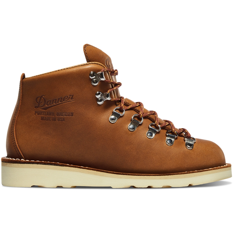 Brown Women's Danner Mountain Light Combat Boots | 60347-IUHP