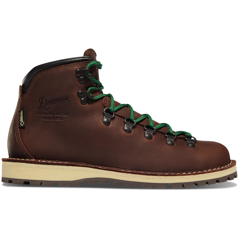 Brown Women's Danner Mountain Pass Combat Boots | 45631-ORWK