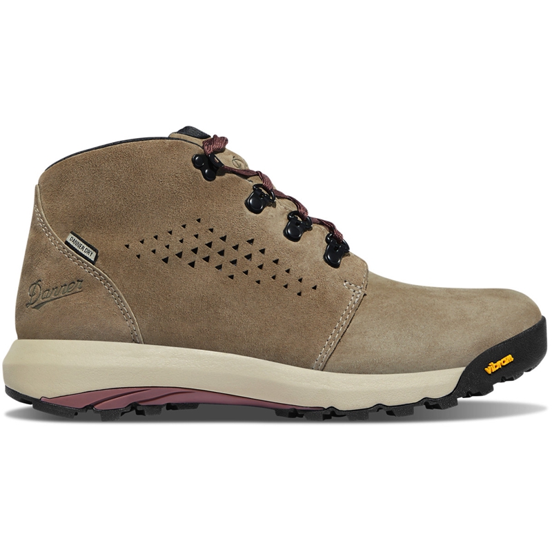 Grey / Purple Women's Danner Inquire Chukka Hunting Boots | 27865-IACD