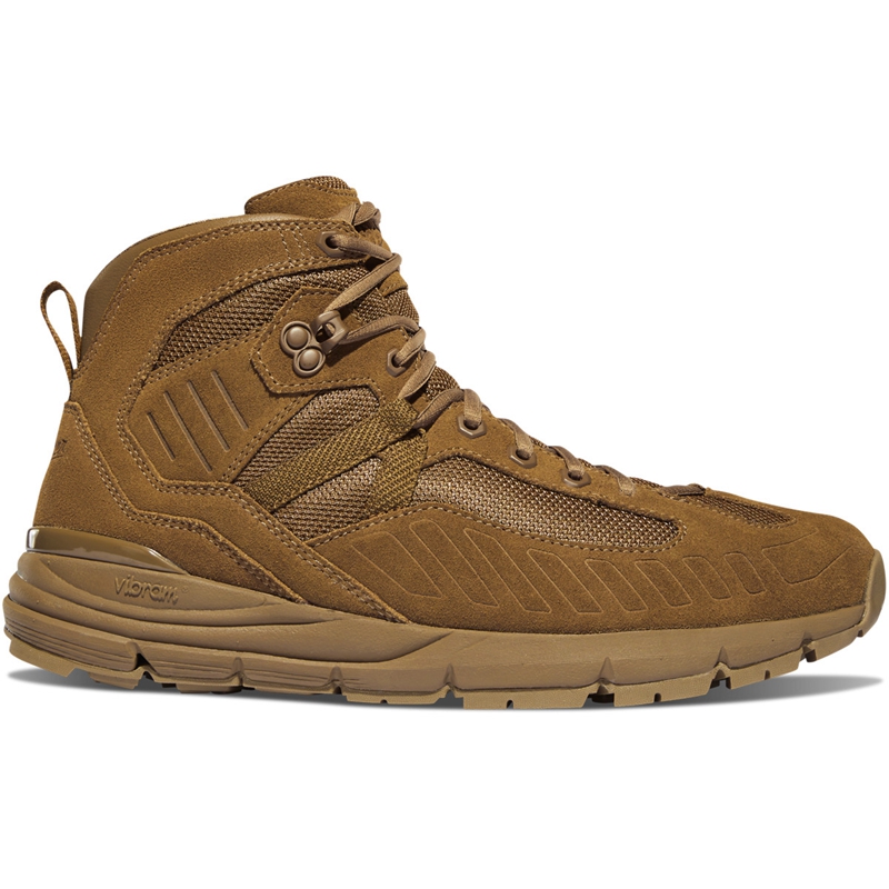 Khaki Men's Danner FullBore Tactical Boots | 32647-FQPB