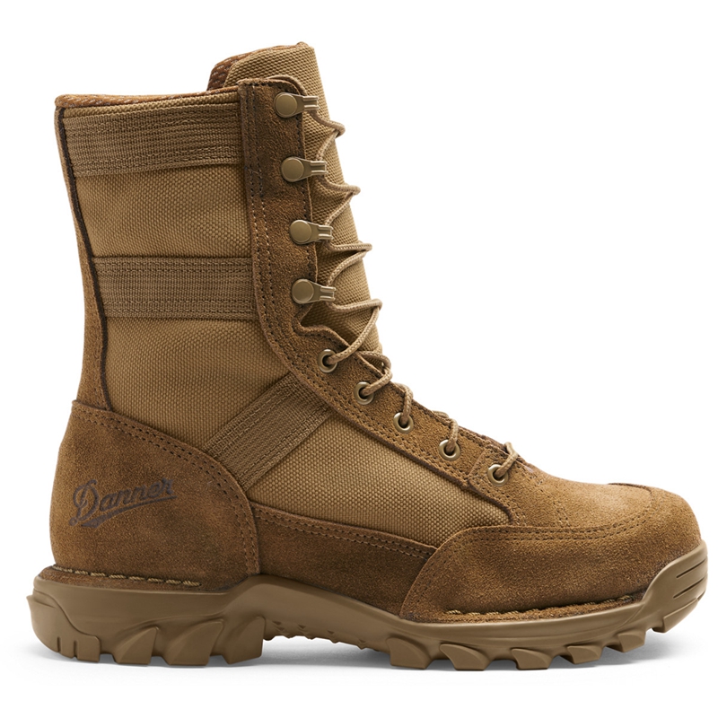 Khaki Men's Danner Rivot TFX Military Boots | 16387-ATJX