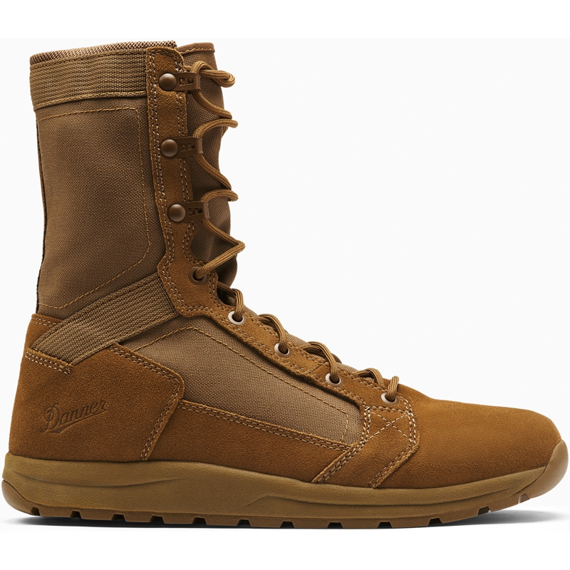 Khaki Men's Danner Tachyon Military Boots | 61749-OKIV