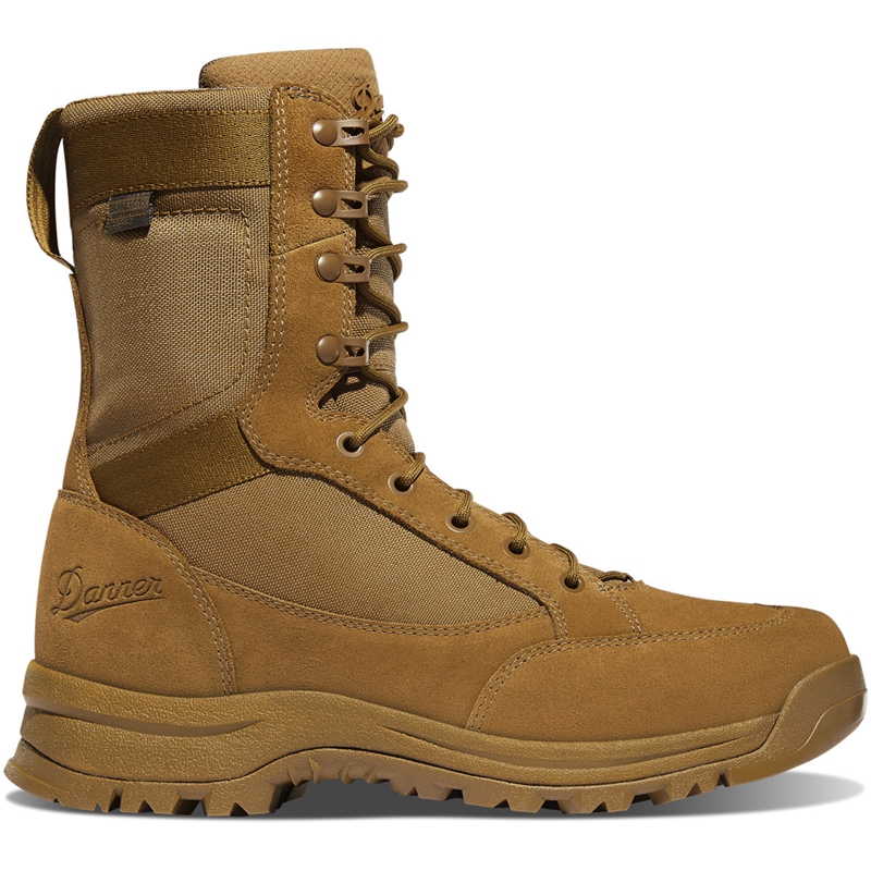 Khaki Men's Danner Tanicus Military Boots | 30815-AHNJ