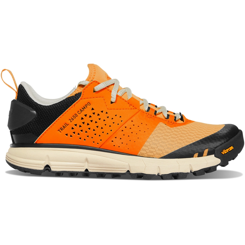 Orange Men's Danner Trail 2650 Campo Hiking Shoes | 34589-UPKX