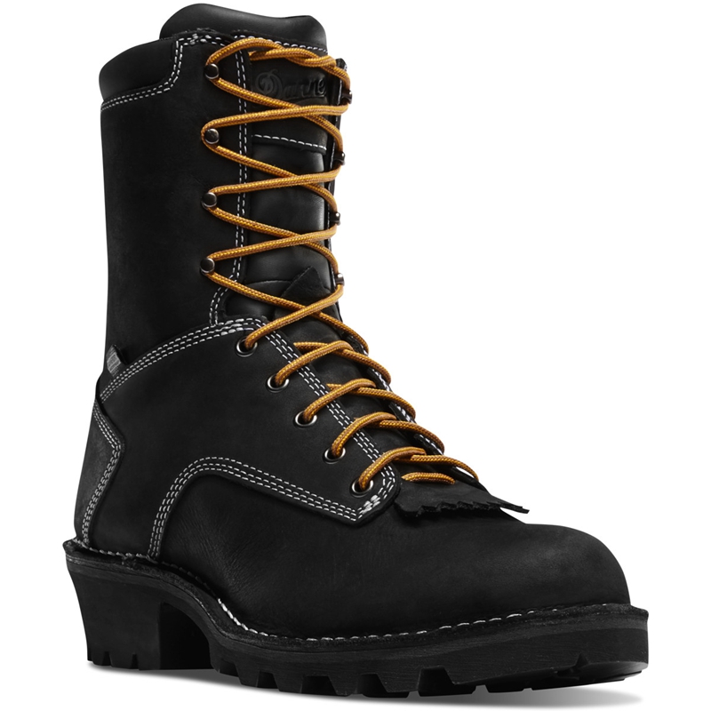 Black Men's Danner Danner Logger Work Boots | 27510-TKSV