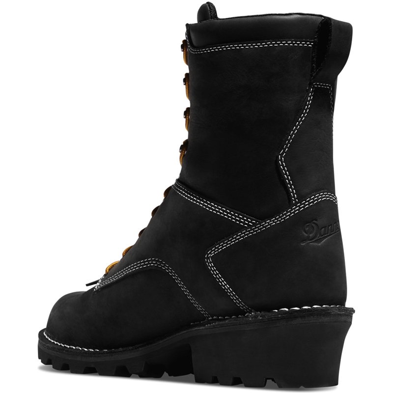 Black Men's Danner Danner Logger Work Boots | 27510-TKSV