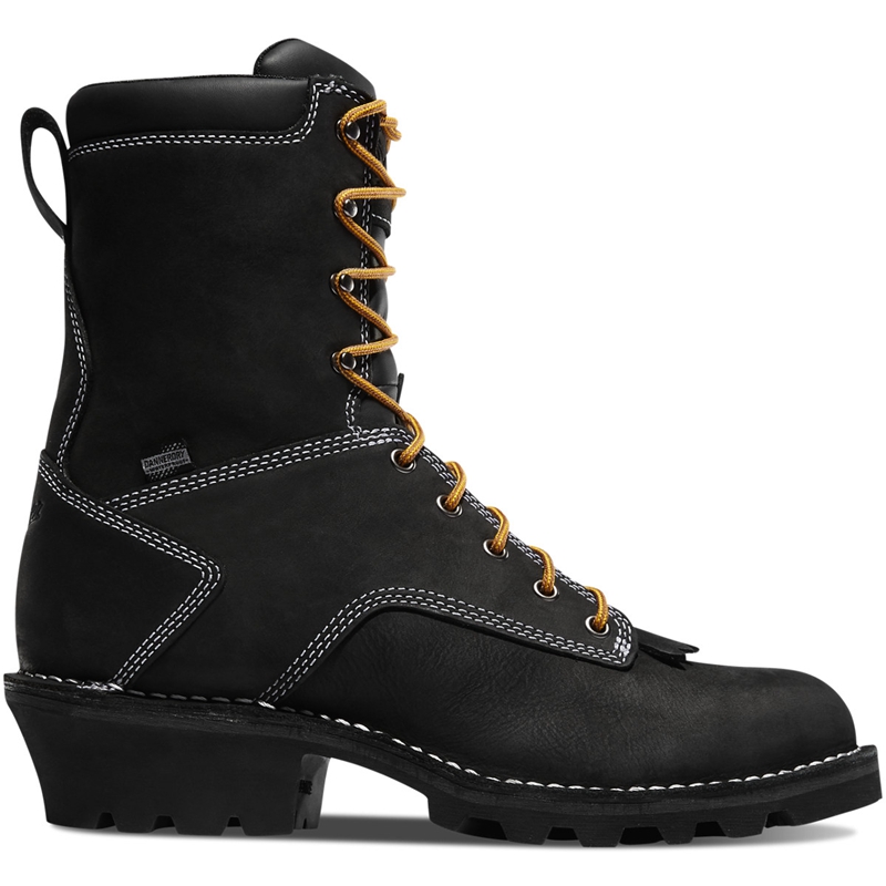 Black Men\'s Danner Danner Logger Work Boots | 27510-TKSV