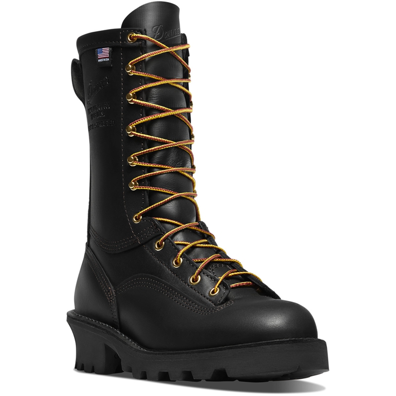 Black Men's Danner Flashpoint II Work Boots | 97240-OEGP