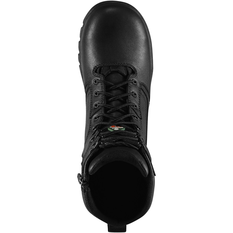 Black Men's Danner Lookout EMS/CSA Tactical Boots | 73861-BSPX