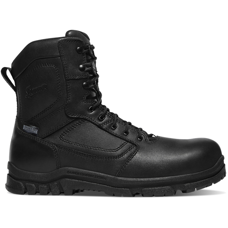 Black Men\'s Danner Lookout EMS/CSA Tactical Boots | 73861-BSPX