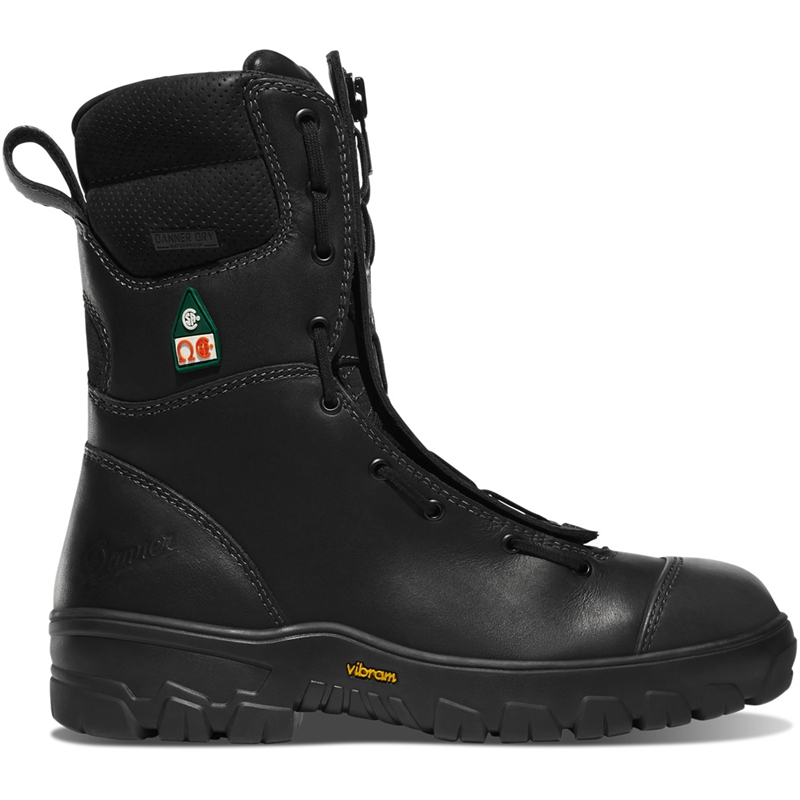 Black Men\'s Danner Modern Firefighter Tactical Boots | 76195-LNRK