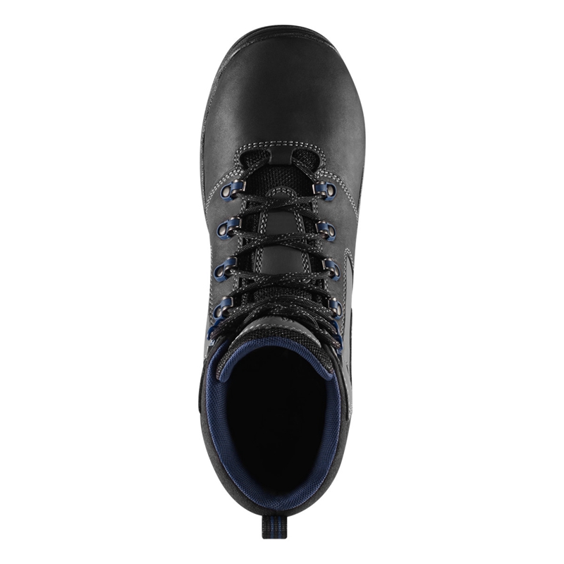 Black Men's Danner Vicious Work Boots | 24698-RLDF