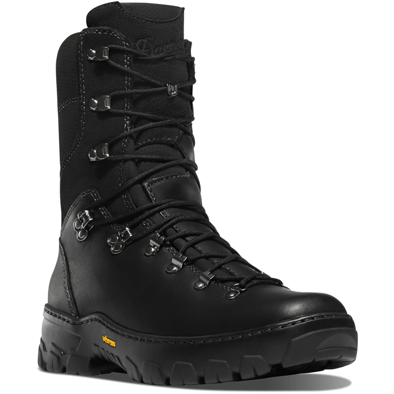 Black Men's Danner Wildland Tactical Firefighter Work Boots | 65472-VRND