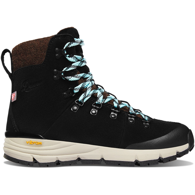 Black Women\'s Danner Arctic 600 Side-Zip Hiking Boots | 45810-RYSF