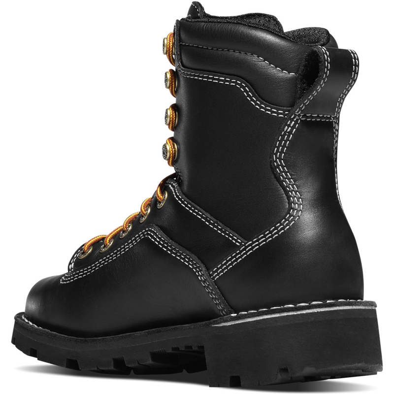 Black Women's Danner Quarry USA Work Boots | 15748-CWRJ