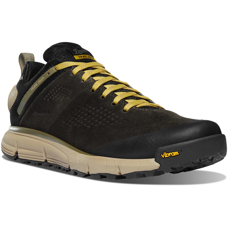 Black / Yellow Men's Danner Trail 2650 GTX Hiking Boots | 13460-XZBY