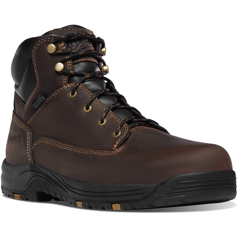 Brown Men's Danner Caliper Work Boots | 72094-XYEK