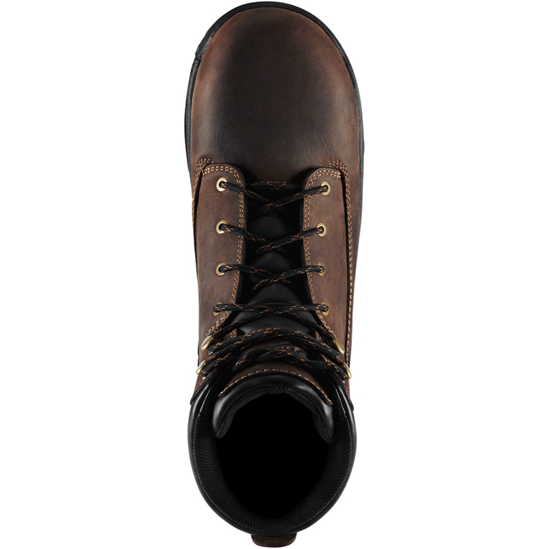 Brown Men's Danner Caliper Work Boots | 72094-XYEK