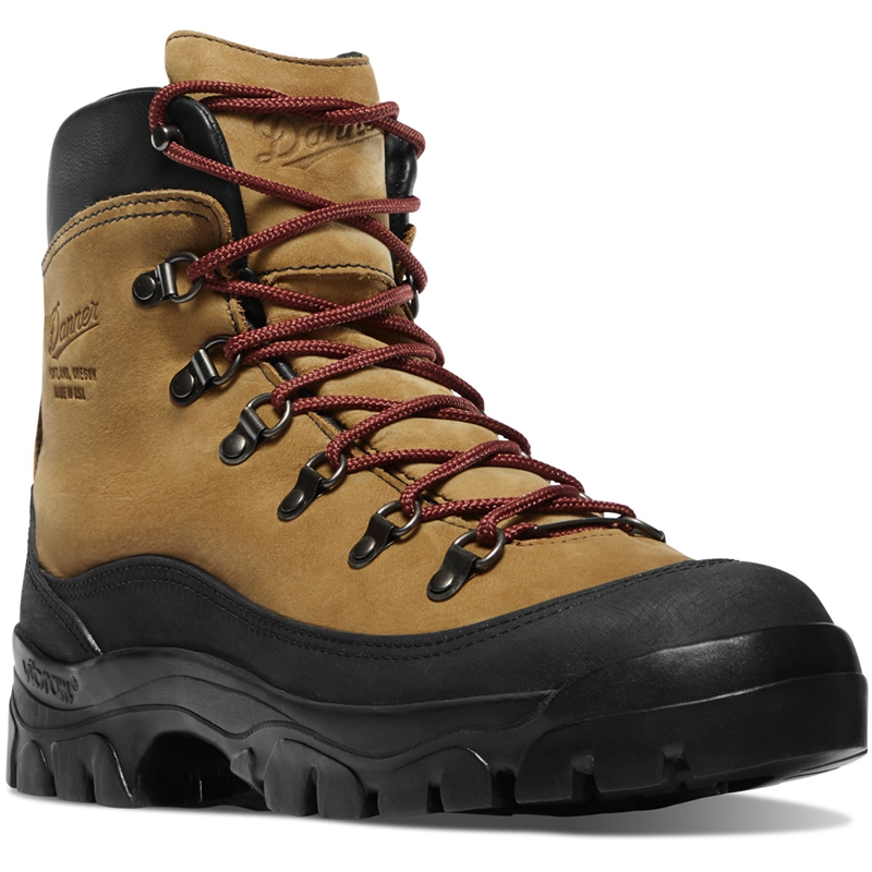 Brown Men's Danner Crater Rim Hiking Boots | 95271-UQWI