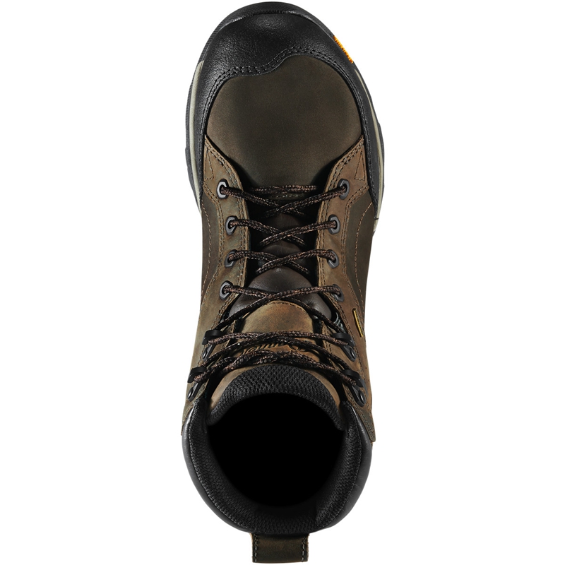 Brown Men's Danner Crucial Work Boots | 80379-RLVO