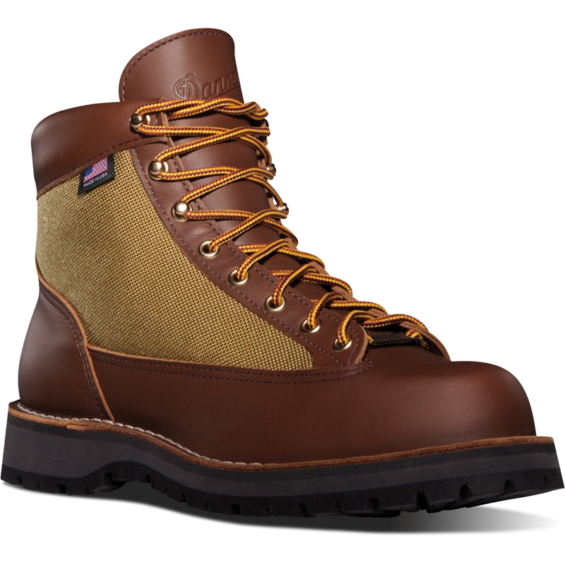 Brown Men's Danner Danner Light Hiking Boots | 41509-DCPE