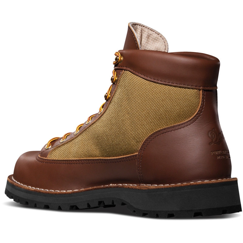 Brown Men's Danner Danner Light Hiking Boots | 41509-DCPE