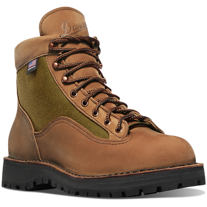 Brown Men's Danner Danner Light II Hiking Boots | 61592-BMXO