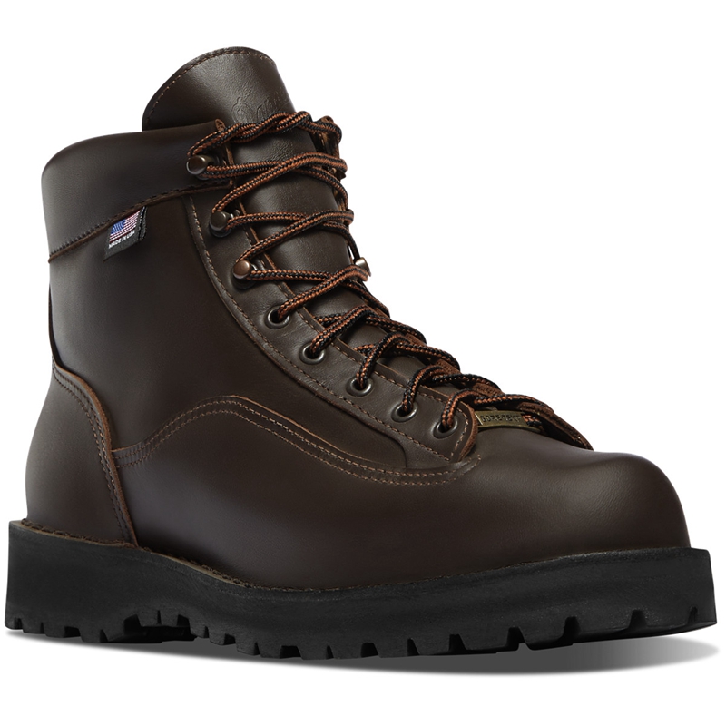 Brown Men's Danner Explorer Hiking Boots | 62309-AGEF