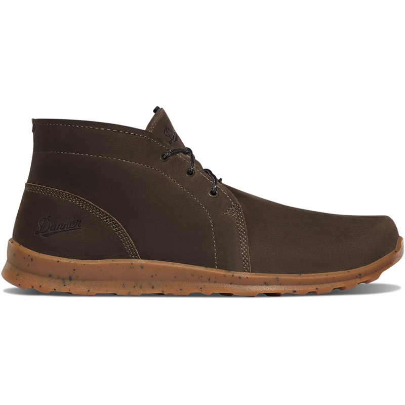 Brown Men\'s Danner Forest Chukka Hiking Boots | 87049-ZBGU