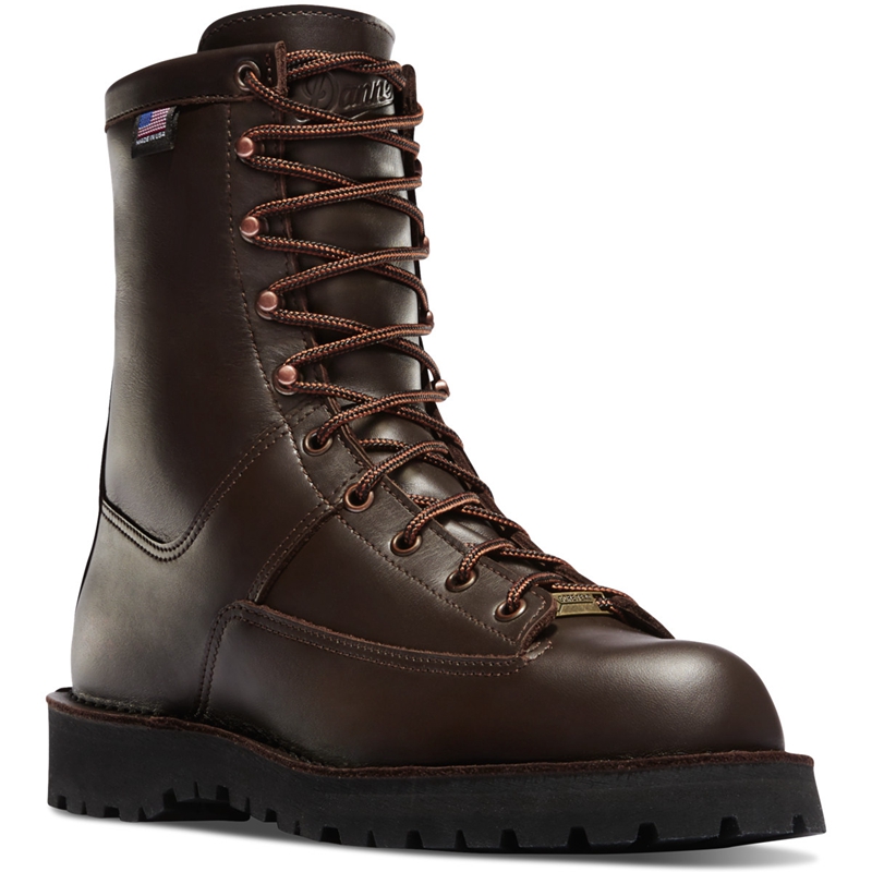 Brown Men's Danner Hood Winter Light Hunting Boots | 48126-BDRX