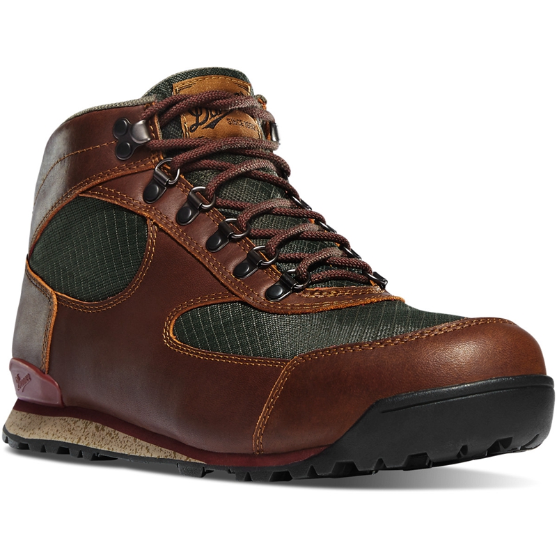 Brown Men's Danner Jag Hiking Boots | 34701-PLND