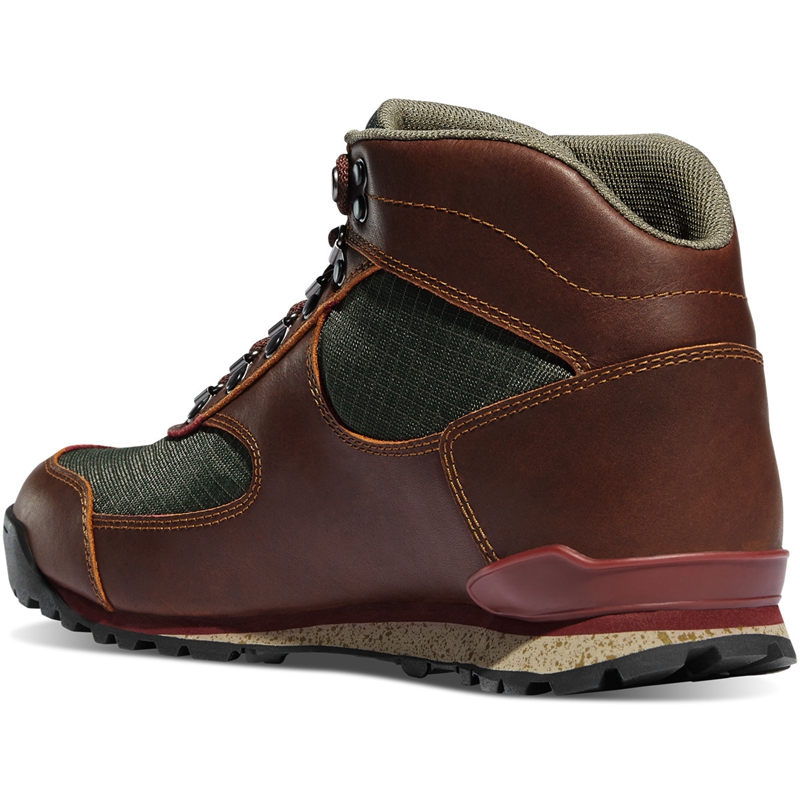 Brown Men's Danner Jag Hiking Boots | 34701-PLND