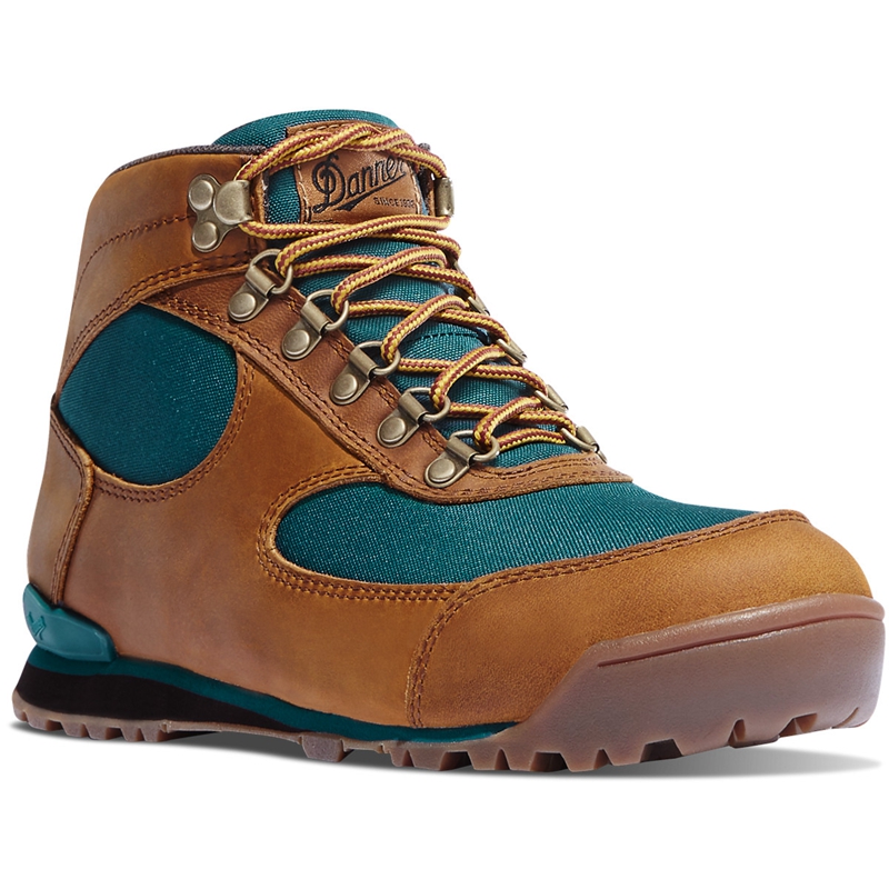 Brown Men's Danner Jag Work Boots | 35460-SQPA