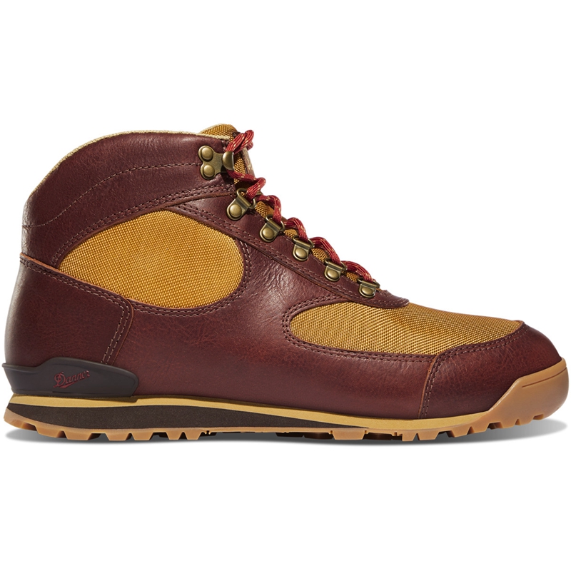 Brown Men\'s Danner Jag Work Boots | 97345-VTOL