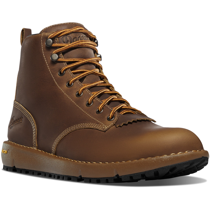 Brown Men's Danner Logger 917 Hiking Boots | 39208-DKUE