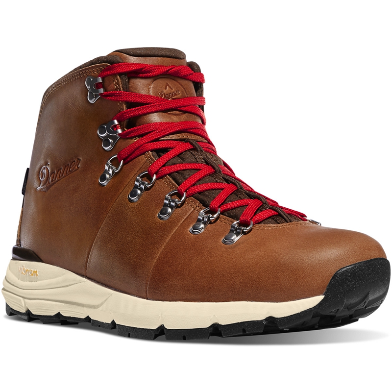 Brown Men's Danner Mountain 600 Work Boots | 05426-NKGR