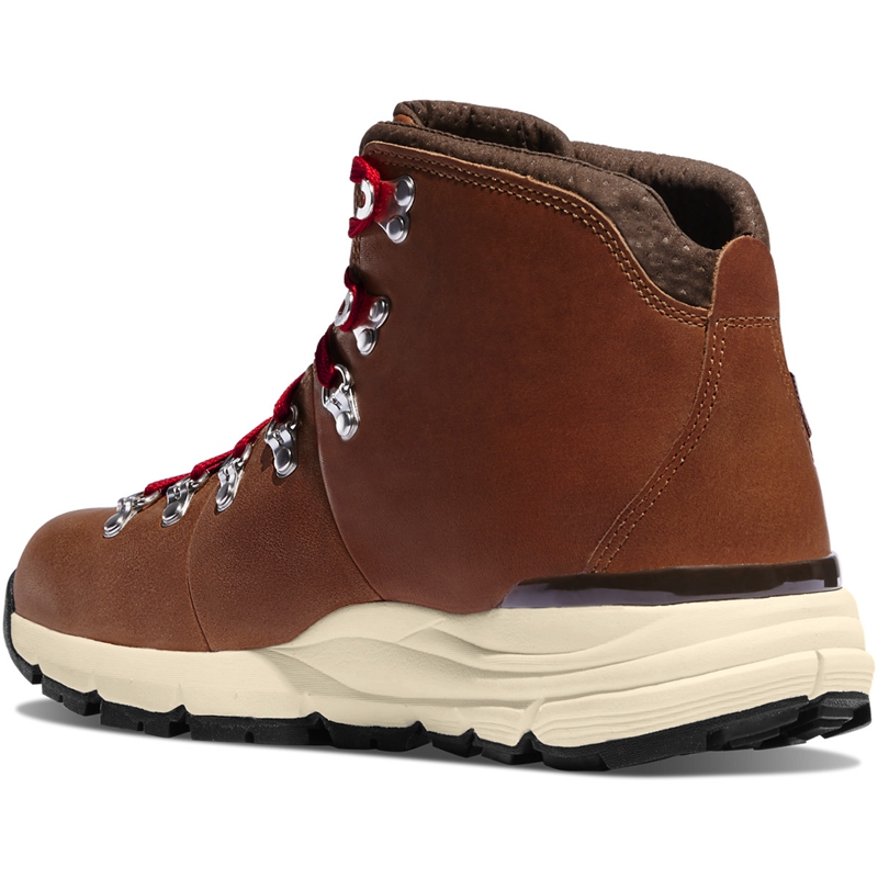 Brown Men's Danner Mountain 600 Work Boots | 05426-NKGR