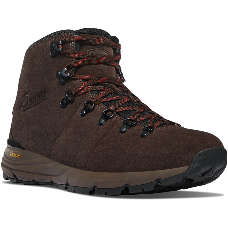 Brown Men's Danner Mountain 600 Work Boots | 08475-JBWR