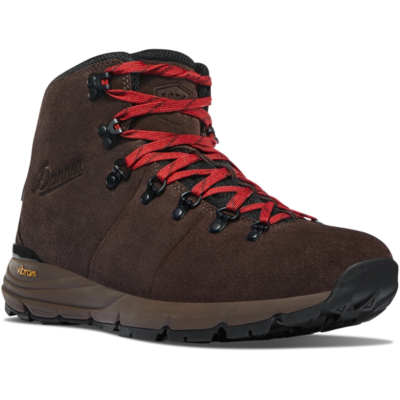 Brown Men's Danner Mountain 600 Work Boots | 08475-JBWR