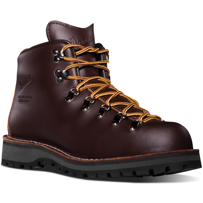 Brown Men's Danner Mountain Light Hiking Boots | 47238-XRUD