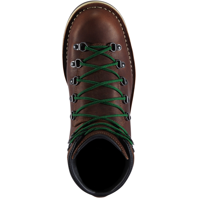 Brown Men's Danner Mountain Pass Hiking Boots | 49137-RADH