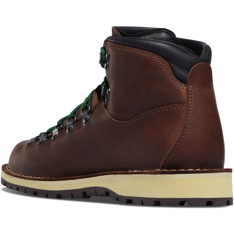 Brown Men's Danner Mountain Pass Work Boots | 10536-GWBL