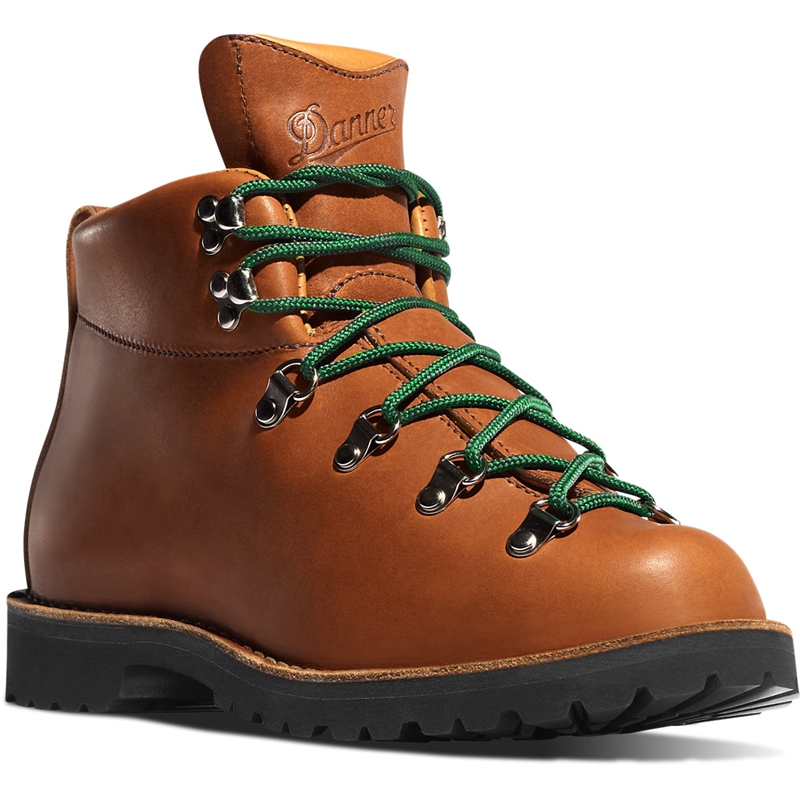 Brown Men's Danner Mountain Trail Hiking Boots | 96347-UGZF