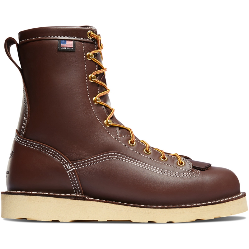 Brown Men\'s Danner Power Foreman Work Boots | 34105-GXWL