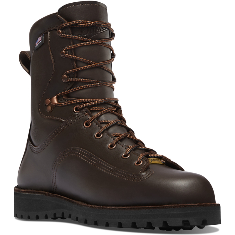 Brown Men's Danner Santiam Hunting Boots | 76153-QWYU